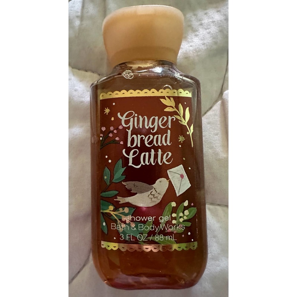 BATH & BODY WORKS Gingerbread Latte TRAVEL SIZE Shower Gel 3 oz